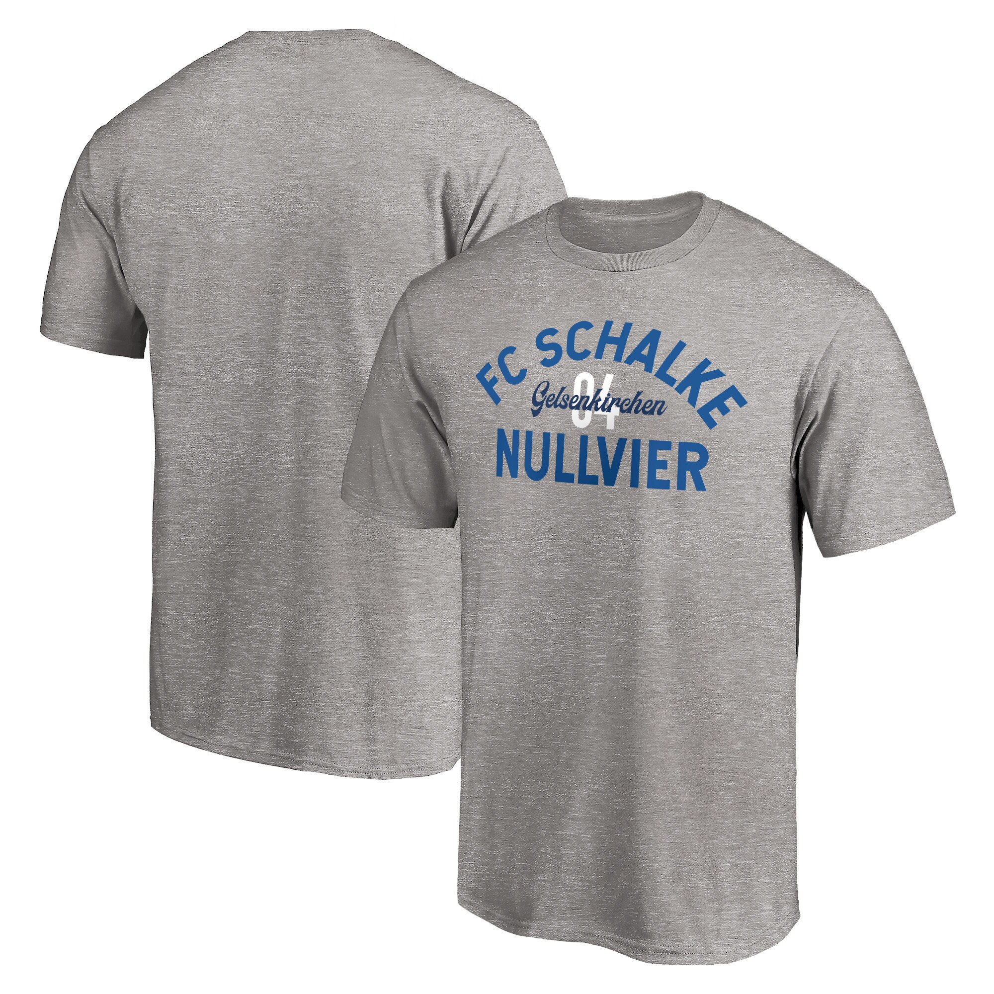 Men FC Schalke 04 Varsity T-Shirt - Heather Gray