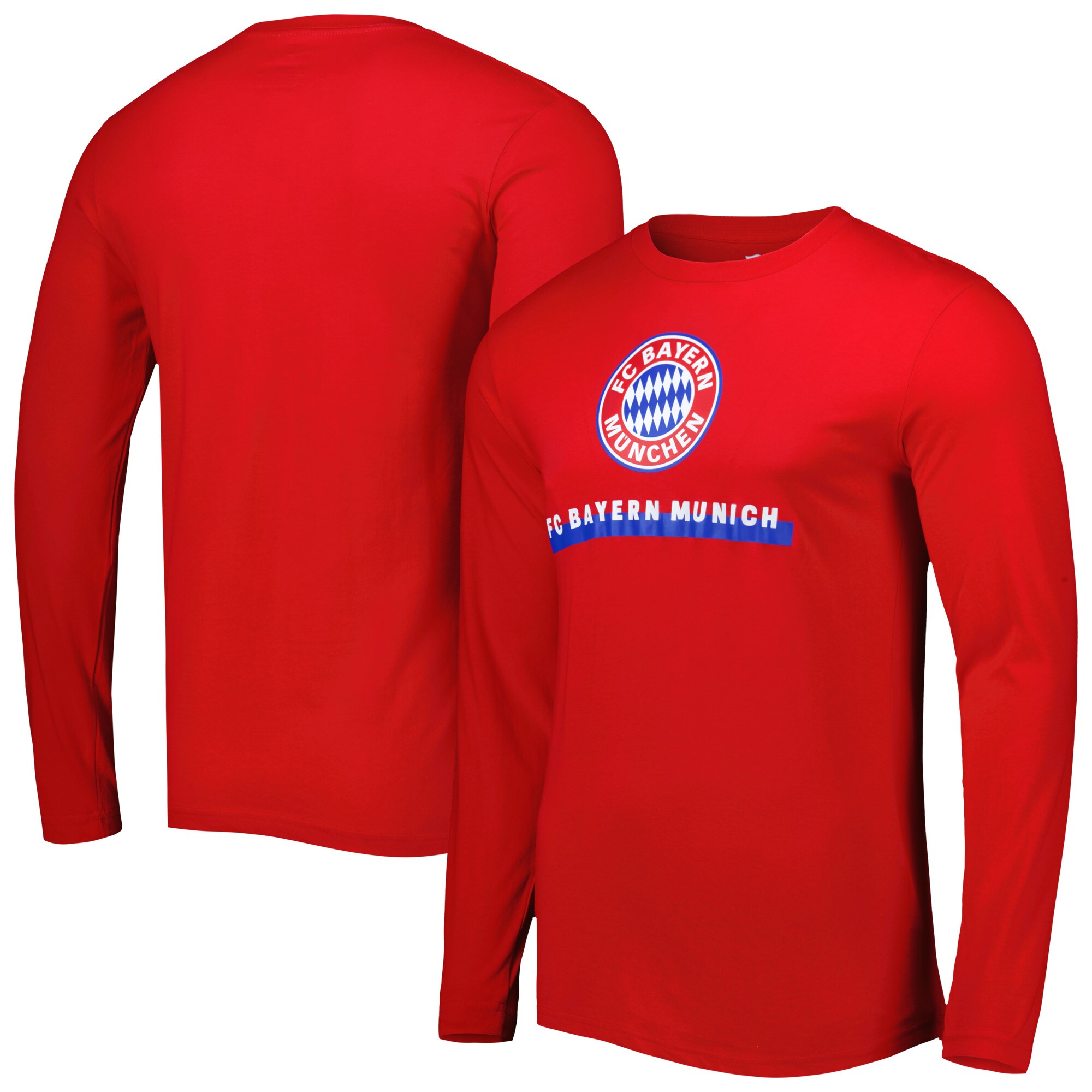 Men Bayern Munich Exploit Long Sleeve T-Shirt - Red